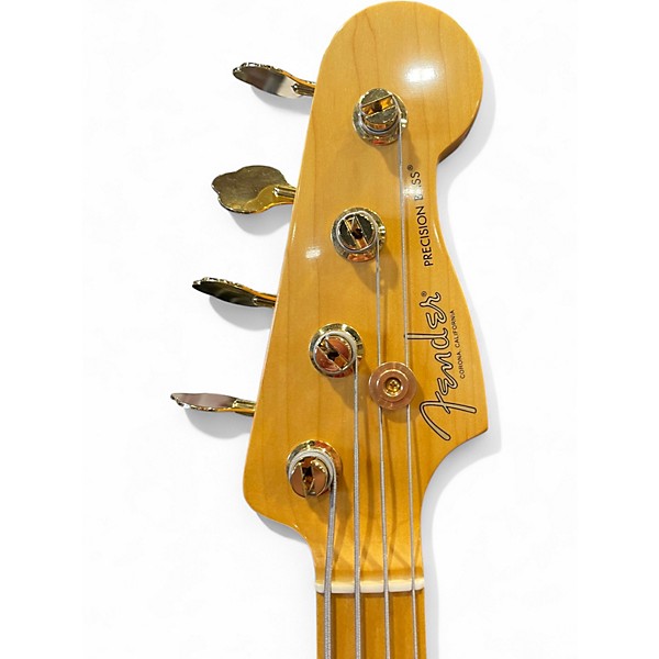 Used 2021 Fender 75th Anniversary Commemorative American Precision Bass 2 COLOR BOURBON BURST Electric Bass Guitar