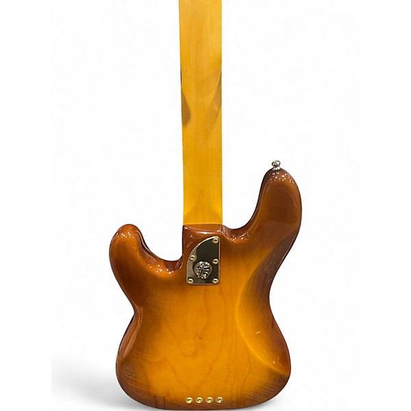 Used 2021 Fender 75th Anniversary Commemorative American Precision Bass 2 COLOR BOURBON BURST Electric Bass Guitar