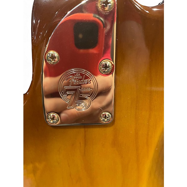 Used 2021 Fender 75th Anniversary Commemorative American Precision Bass 2 COLOR BOURBON BURST Electric Bass Guitar