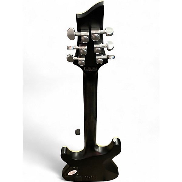Used Schecter Guitar Research C1 Platinum Trans Black Solid Body Electric Guitar