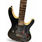 Used Ibanez S570AH Trans Black Solid Body Electric Guitar