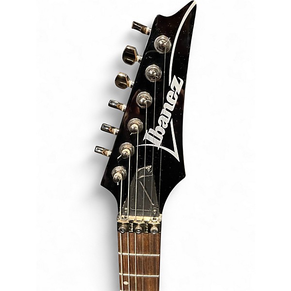 Used Ibanez S570AH Trans Black Solid Body Electric Guitar