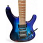 Used Ibanez S670QM Blue Sapphire Solid Body Electric Guitar