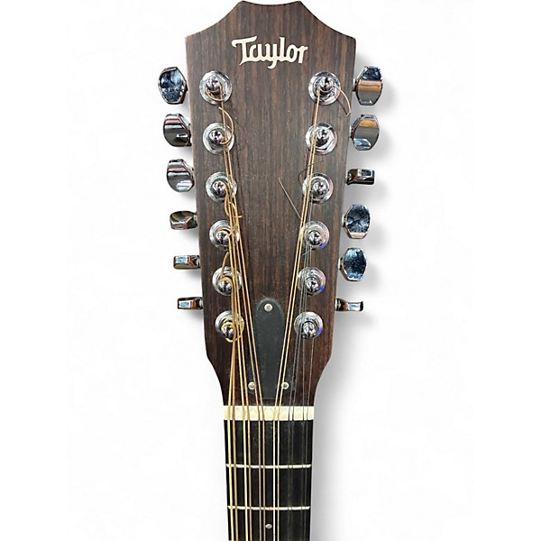 Used 2016 Taylor 150e Natural 12 String Acoustic Electric Guitar