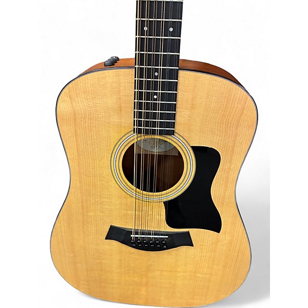 Used 2016 Taylor 150e Natural 12 String Acoustic Electric Guitar