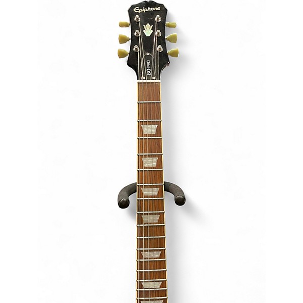 Used Epiphone SG Pro Black Solid Body Electric Guitar