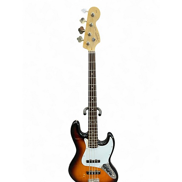 Used Squier Affinity Jazz Bass Brown Sunburst Electric Bass Guitar