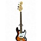 Used Squier Affinity Jazz Bass Brown Sunburst Electric Bass Guitar thumbnail
