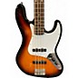 Used Squier Affinity Jazz Bass Brown Sunburst Electric Bass Guitar