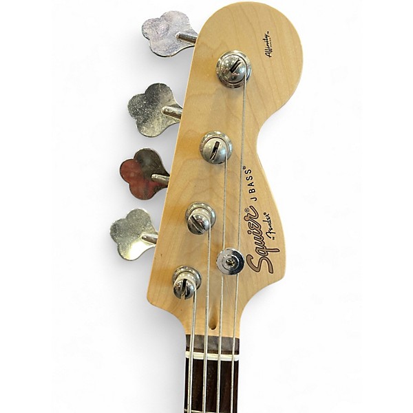 Used Squier Affinity Jazz Bass Brown Sunburst Electric Bass Guitar