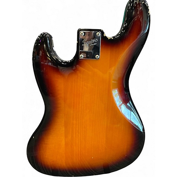 Used Squier Affinity Jazz Bass Brown Sunburst Electric Bass Guitar