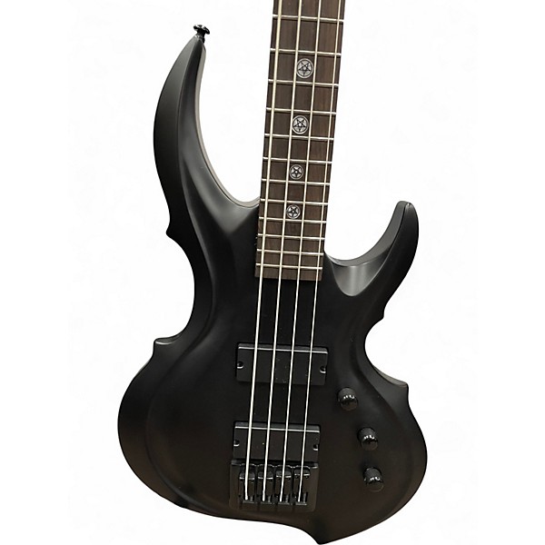 Used ESP LTD TA-204FRX Black Electric Bass Guitar