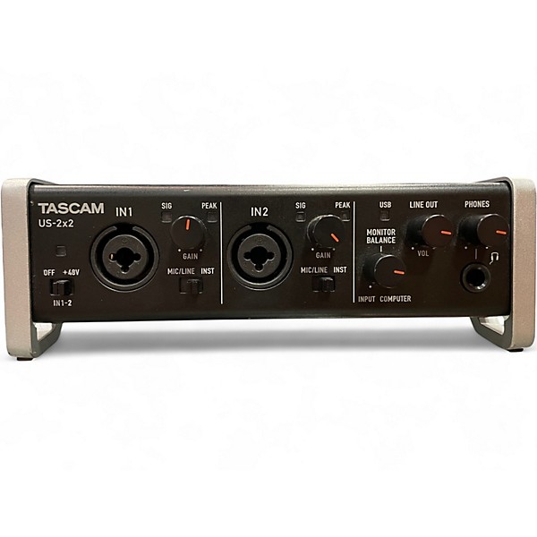 Used TASCAM US-2X2 Audio Interface
