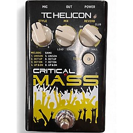 Used TC Helicon Critical Mass Effect Pedal