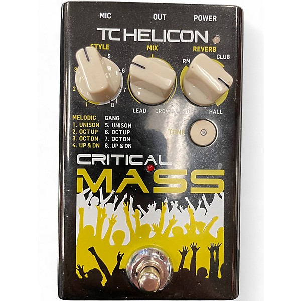 Used TC Helicon Critical Mass Effect Pedal