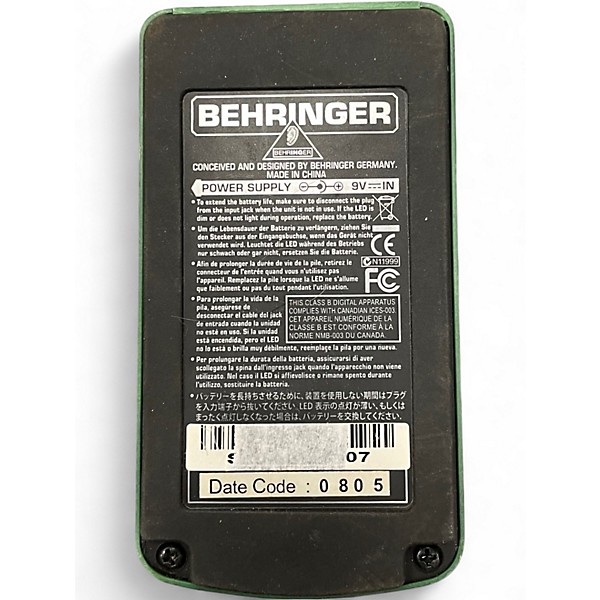 Used Behringer UV300 Ultra Vibrato Effect Pedal