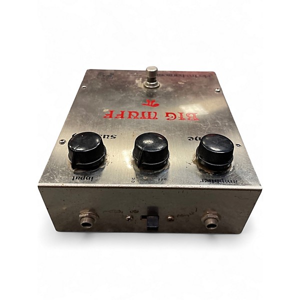 Vintage 1970s Electro-Harmonix 1970s Big Muff Pi Rams Head V2 Effect Pedal