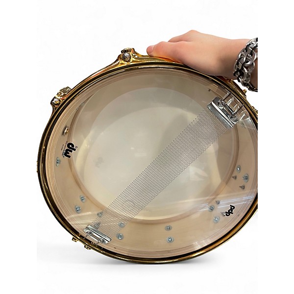 Used PDP by DW 4X14 concept series eric hernandez snare black and gold Drum