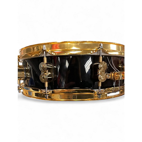 Used PDP by DW 4X14 concept series eric hernandez snare black and gold Drum