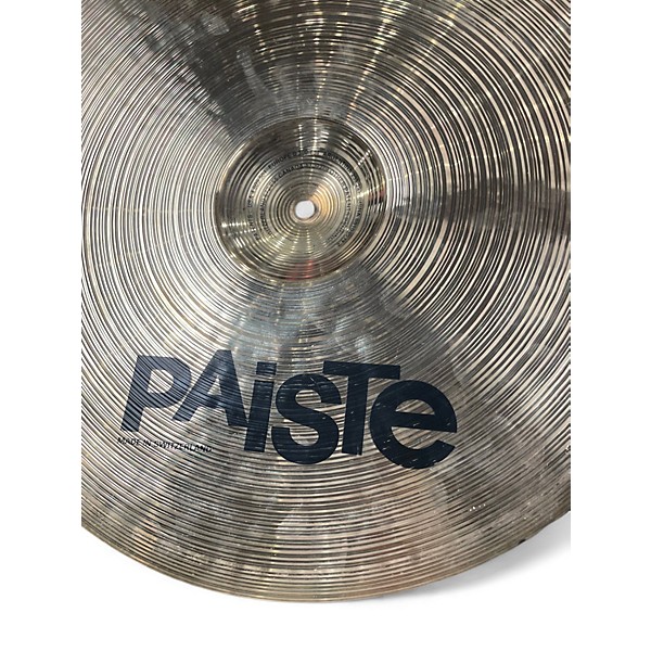 Used Paiste 18in sound formula full crash Cymbal