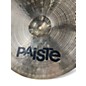Used Paiste 18in sound formula full crash Cymbal