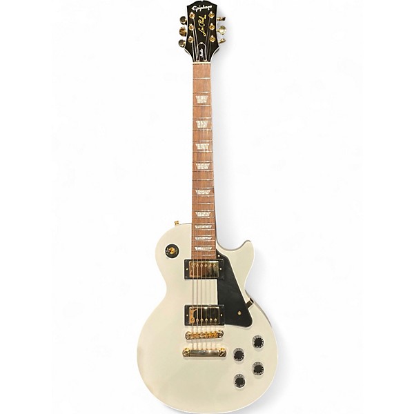 Used Epiphone Les Paul Studio White Solid Body Electric Guitar