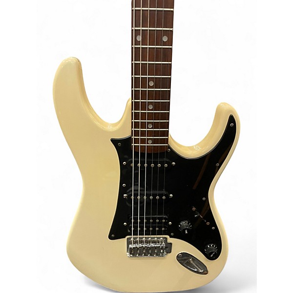Used Z Silver Cadet By Ibanez Z SILVER CADET BY IBANEZ Antique White Solid Body Electric Guitar