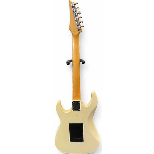 Used Z Silver Cadet By Ibanez Z SILVER CADET BY IBANEZ Antique White Solid Body Electric Guitar