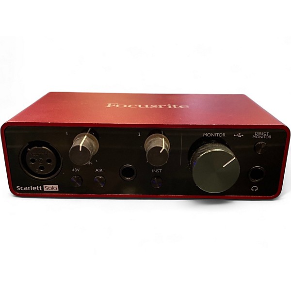 Used Focusrite Scarlett Solo Gen 3 Audio Interface