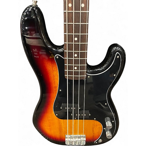 Used Fender Standard Precision Bass 2 Color Sunburst Electric Bass Guitar