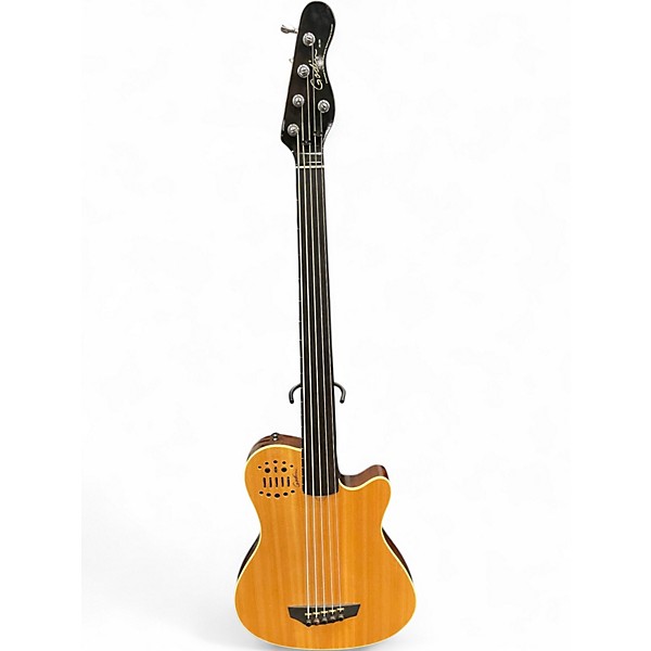 Used Godin A5 Ultra 5 String Natural Acoustic Bass Guitar