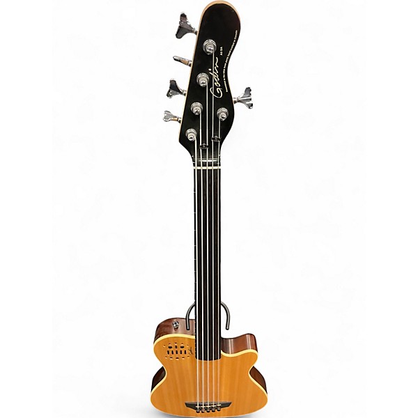 Used Godin A5 Ultra 5 String Natural Acoustic Bass Guitar