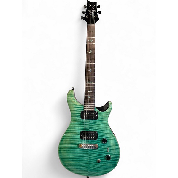 Used PRS SE Paul's Guitar Turquoise Solid Body Electric Guitar
