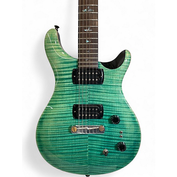 Used PRS SE Paul's Guitar Turquoise Solid Body Electric Guitar