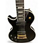 Used Epiphone LES PAUL MKH ORIGINS CUSTOM LH Black Solid Body Electric Guitar