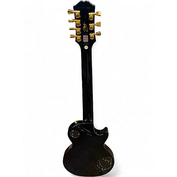 Used Epiphone LES PAUL MKH ORIGINS CUSTOM LH Black Solid Body Electric Guitar