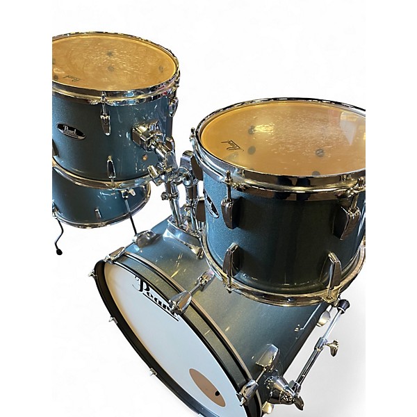 Used Pearl 5 Piece ROADSHOW Baltic Blue Drum Kit