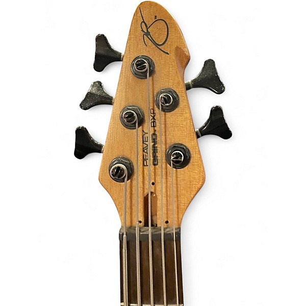 Used Peavey Grind BXP 5 String Natural Electric Bass Guitar