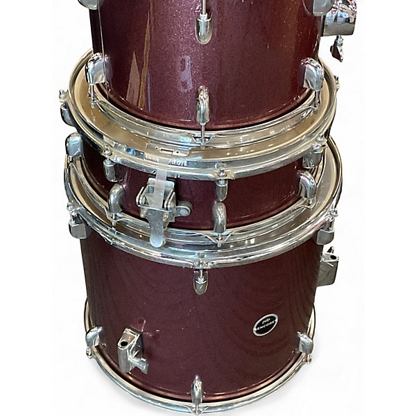 Used PDP by DW 5 Piece ENCORE SPARKLE RED Drum Kit