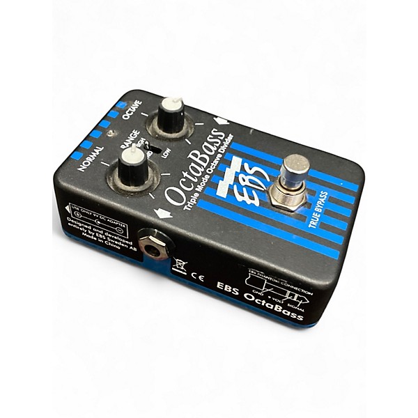 Used EBS Octabass Triple Mode Bass Octave Divider Bass Effect Pedal