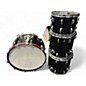 Used Rogers 4 Piece 70’s Black and Gold Drum Kit thumbnail