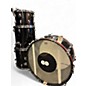 Used Rogers 4 Piece 70’s Black and Gold Drum Kit