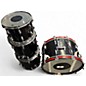 Used Rogers 4 Piece 70’s Black and Gold Drum Kit