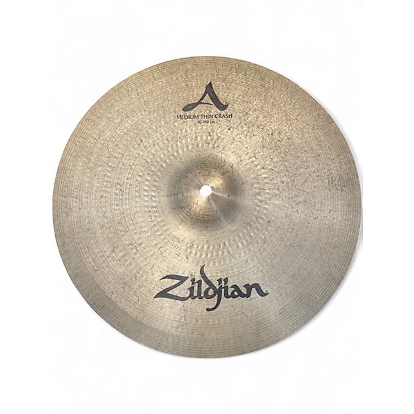 Used Zildjian 16in A Custom Medium Thin Crash Cymbal