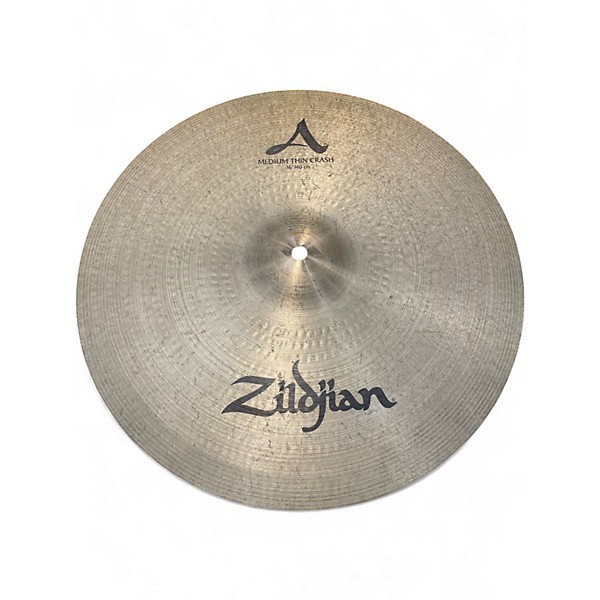 Used Zildjian 16in A Custom Medium Thin Crash Cymbal