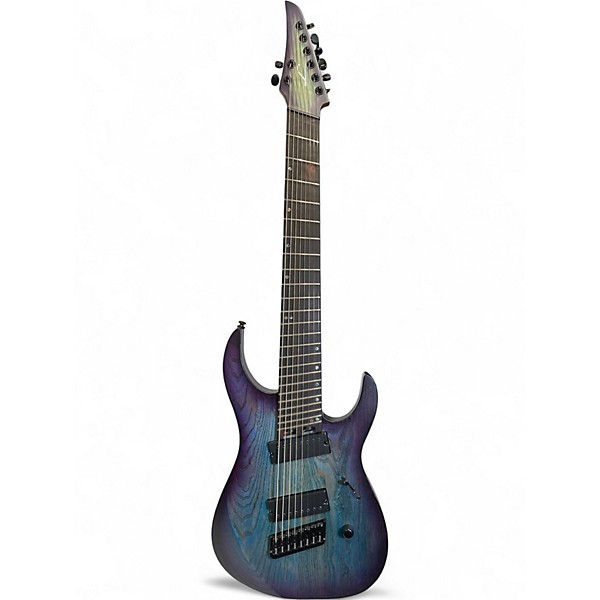 Used 2020s Legator N8FP Blue Burst Solid Body Electric Guitar