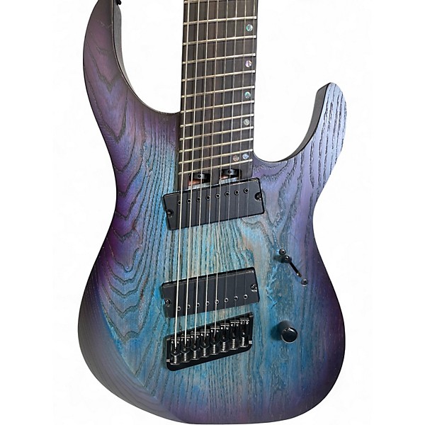 Used 2020s Legator N8FP Blue Burst Solid Body Electric Guitar