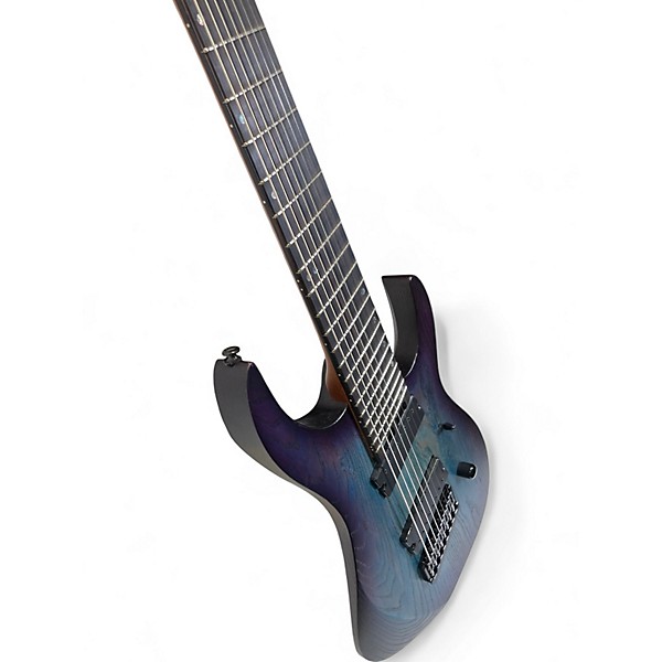 Used 2020s Legator N8FP Blue Burst Solid Body Electric Guitar