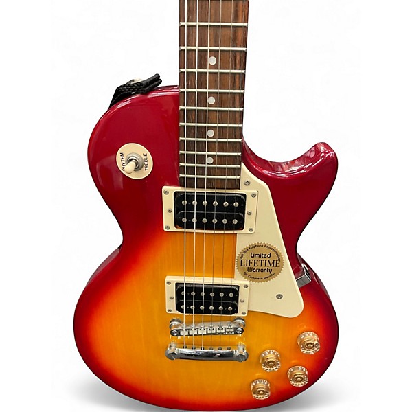 Used Epiphone Les Paul 100 Bolt On Cherry Sunburst Solid Body Electric Guitar