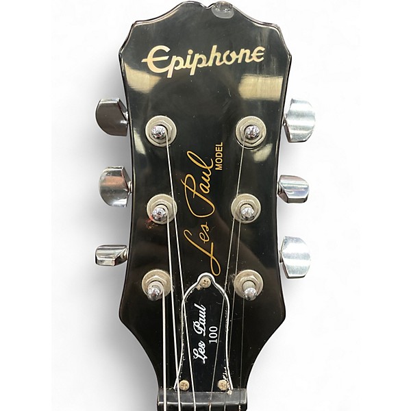 Used Epiphone Les Paul 100 Bolt On Cherry Sunburst Solid Body Electric Guitar